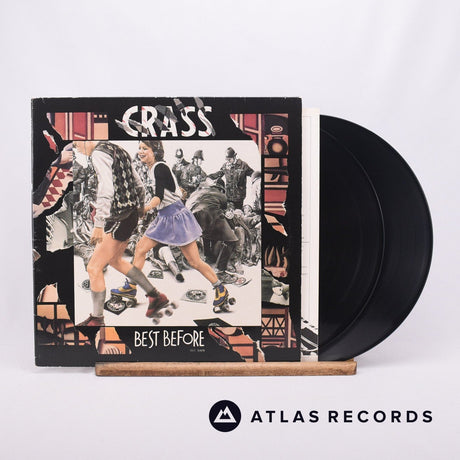 Crass Best Before...1984 Double LP Vinyl Record - Front Cover & Record