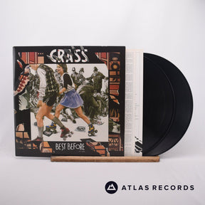 Crass Best Before...1984 2 x LP Vinyl Record - Front Cover & Record