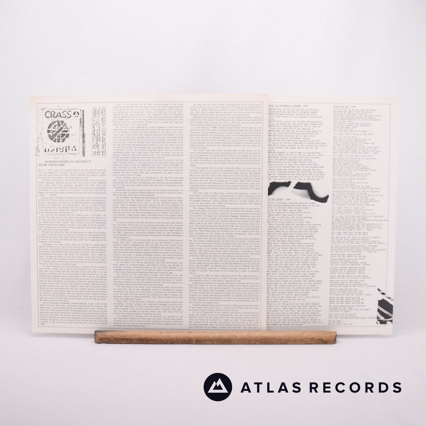 Crass - Best Before...1984 - A-1 B-1 C-1 D-1 2 x LP Vinyl Record - EX/EX