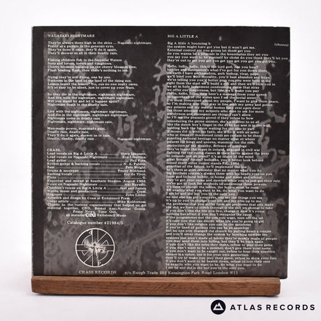 Crass - Nagasaki Nightmare - 7" Vinyl Record - EX/EX