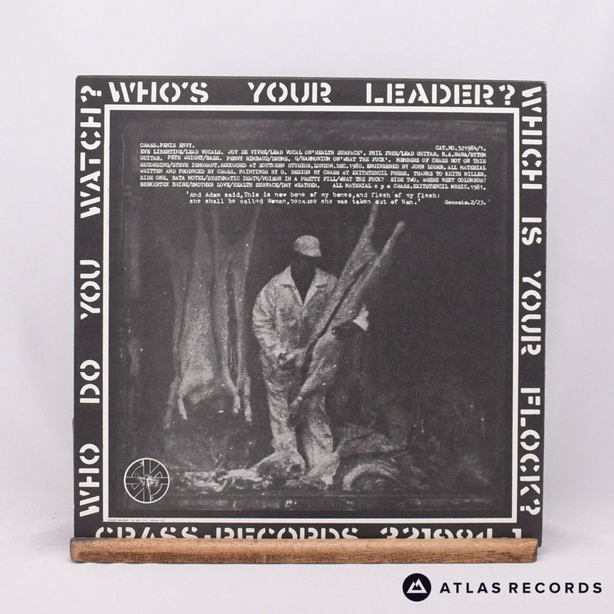 Crass - Penis Envy - Reissue Gatefold LP Vinyl Record - EX/VG+