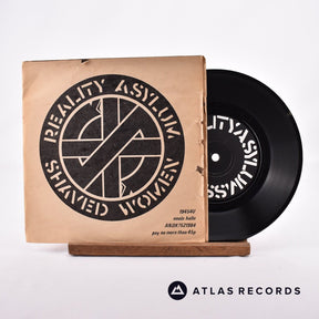 Crass Reality Asylum 7" Vinyl Record - Front Cover & Record