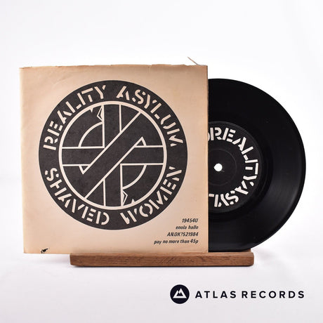 Crass Reality Asylum 7" Vinyl Record - Front Cover & Record