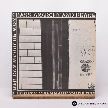 Crass - Stations Of The Crass - A-1 B-1 C-2 D-1 2 x 12" Vinyl Record - EX/EX
