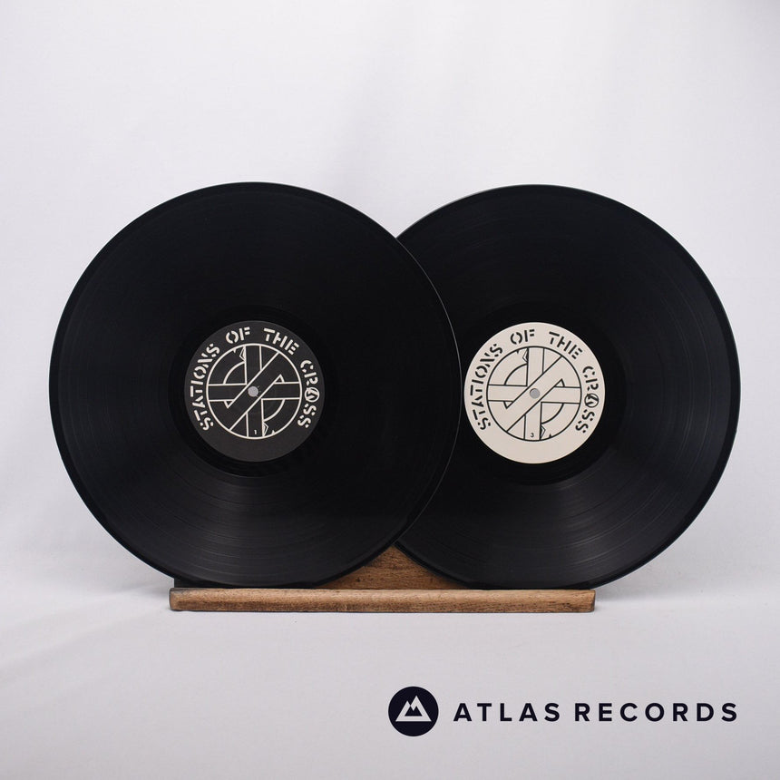 Crass - Stations Of The Crass - A-1 B-1 C-2 D-1 2 x 12" Vinyl Record - EX/EX