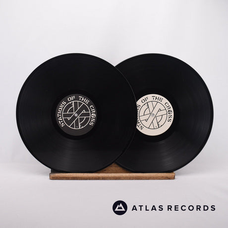 Crass - Stations Of The Crass - A-1 B-1 C-2 D-1 2 x 12" Vinyl Record - EX/EX