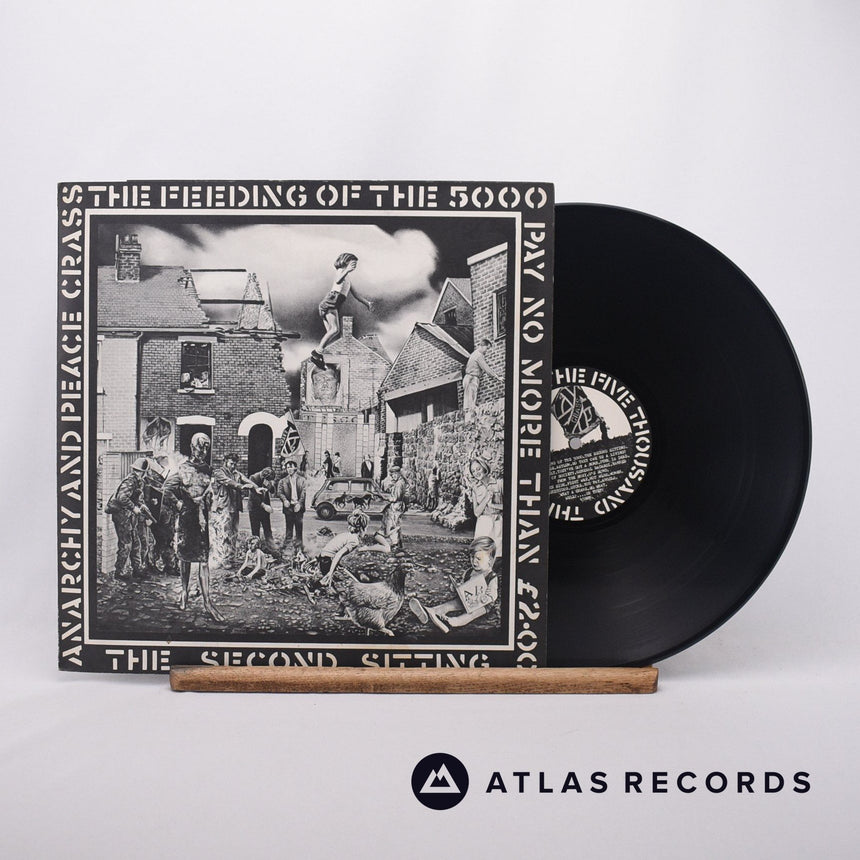 Crass The Feeding Of The 5000 12" Vinyl Record - Front Cover & Record