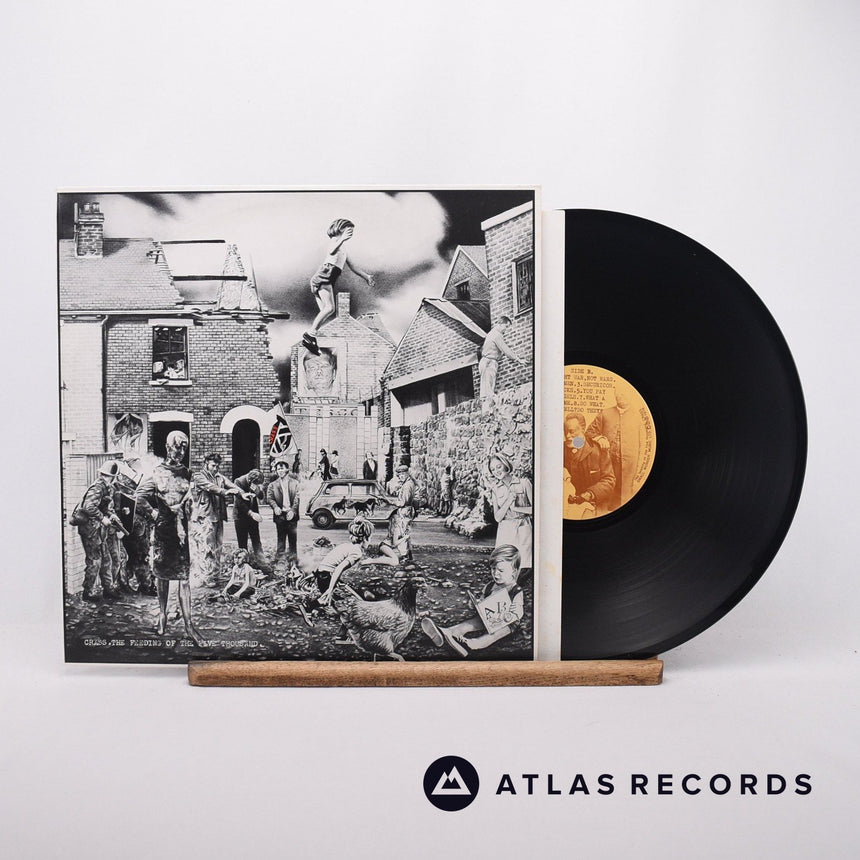 Crass The Feeding Of The Five Thousand 12" Vinyl Record - Front Cover & Record