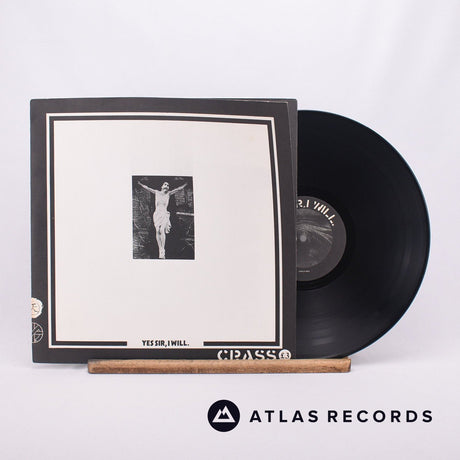 Crass Yes Sir, I Will. LP Vinyl Record - Front Cover & Record