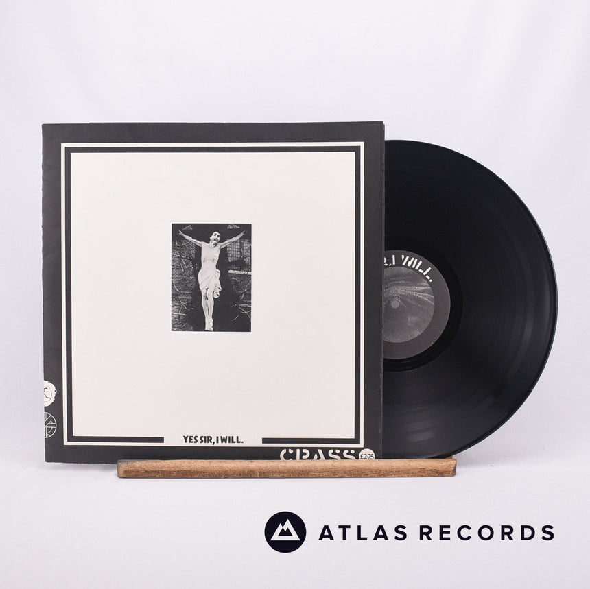 Crass Yes Sir, I Will. LP Vinyl Record - Front Cover & Record