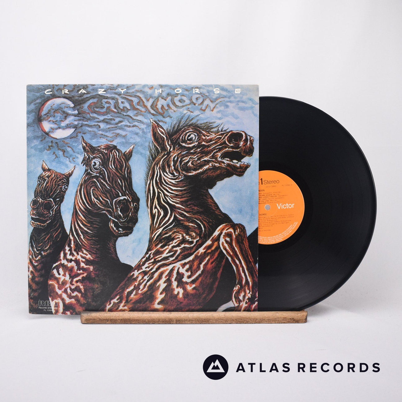 Crazy Horse Crazy Moon LP Vinyl Record - Front Cover & Record