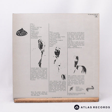Cream - Fresh Cream - Reissue LP Vinyl Record - EX/EX
