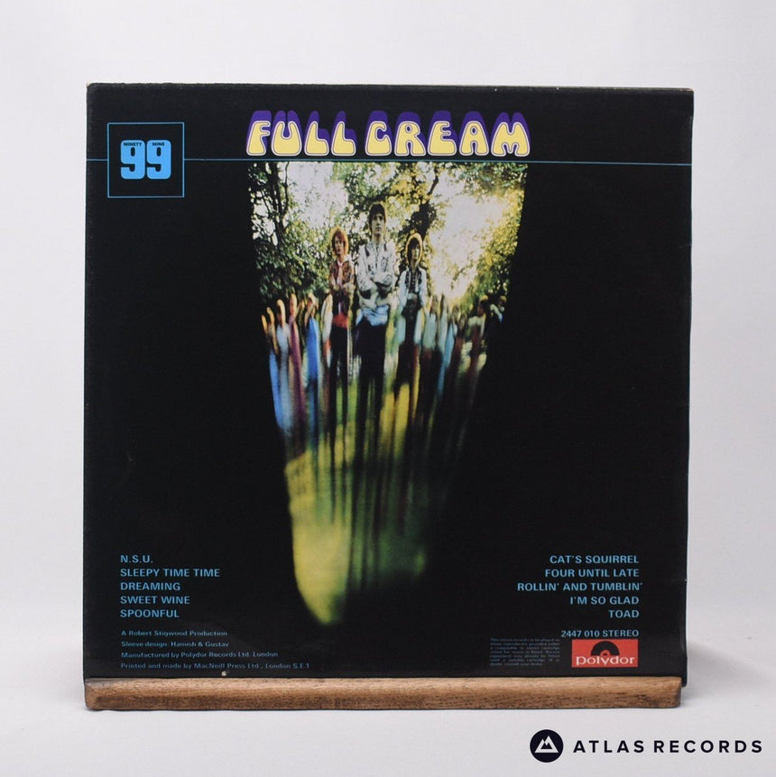 Cream - Full Cream - Reissue LP Vinyl Record - VG+/VG+