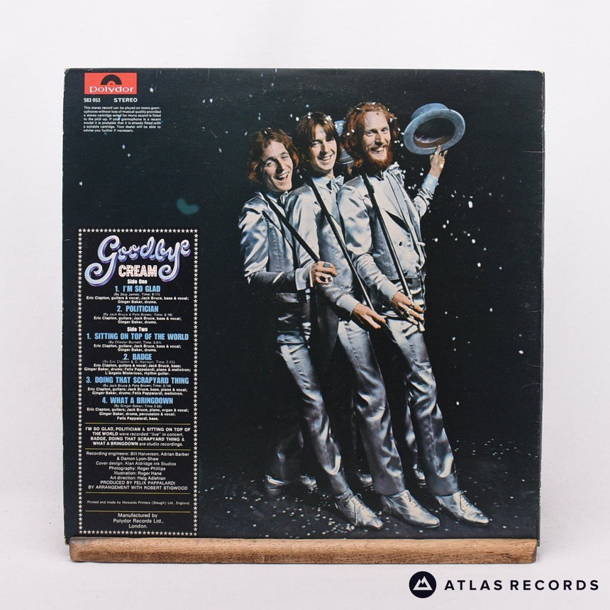 Cream - Goodbye - Reissue Repress Gatefold LP Vinyl Record - VG+/EX