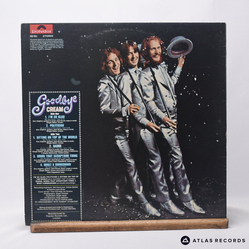 Cream - Goodbye - Gatefold A//3 B//3 LP Vinyl Record - VG+/EX