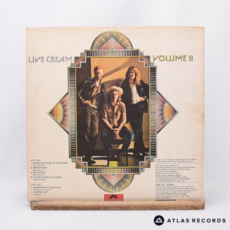 Cream - Live Cream Vol II - LP Vinyl Record - VG+/EX
