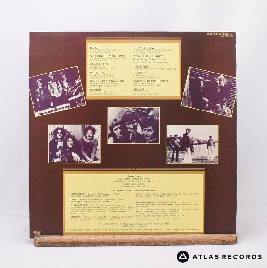 Cream - Strange Brew - The Very Best Of Cream - Insert LP Vinyl Record - VG+/EX