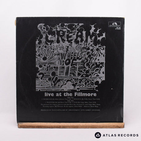 Cream - Wheels Of Fire - Live At The Fillmore - LP Vinyl Record - VG+/VG+