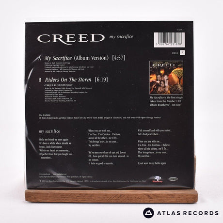 Creed - My Sacrifice - Yellow Limited Edition Numbered 7" Vinyl Record - NM/NM