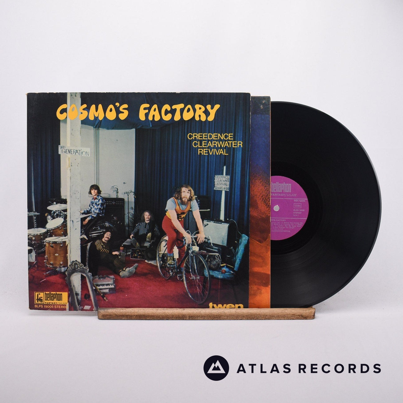 Creedence Clearwater Revival Cosmo's Factory LP Vinyl Record - Front Cover & Record