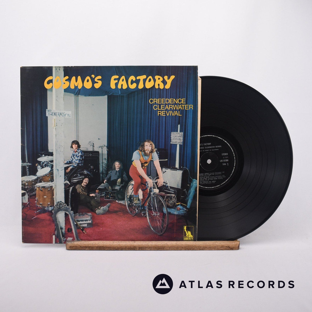 Creedence Clearwater Revival Cosmo's Factory LP Vinyl Record - Front Cover & Record