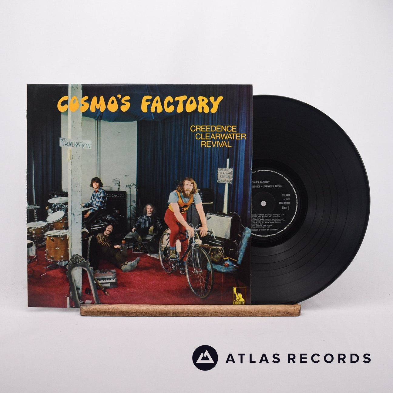 Creedence Clearwater Revival Cosmo's Factory LP Vinyl Record - Front Cover & Record