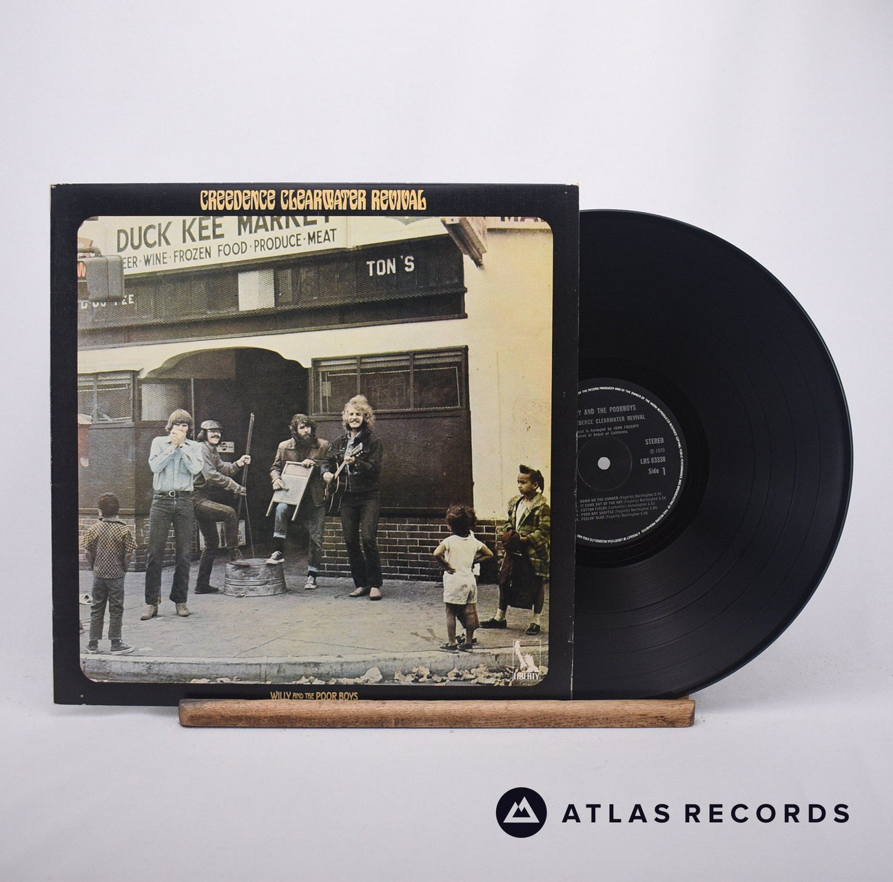 Creedence Clearwater Revival Willy And The Poor Boys LP Vinyl Record - Front Cover & Record