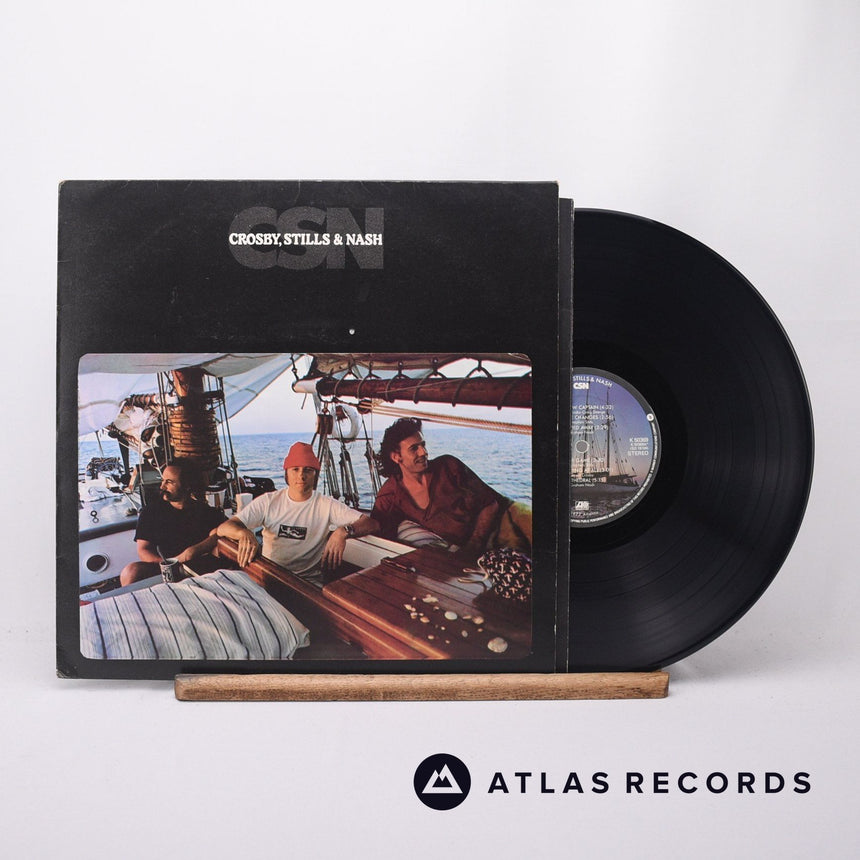 Crosby, Stills & Nash - CSN - Textured Sleeve LP Vinyl Record - VG+/VG+