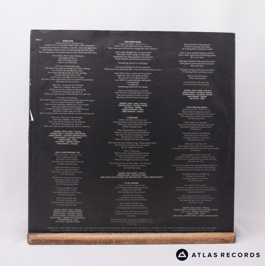 Crosby, Stills & Nash - CSN - Textured Sleeve LP Vinyl Record - VG+/VG+