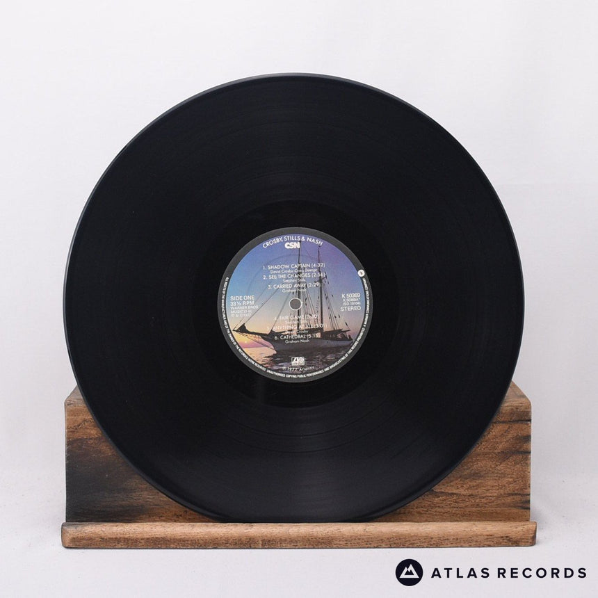 Crosby, Stills & Nash - CSN - Textured Sleeve LP Vinyl Record - VG+/VG+