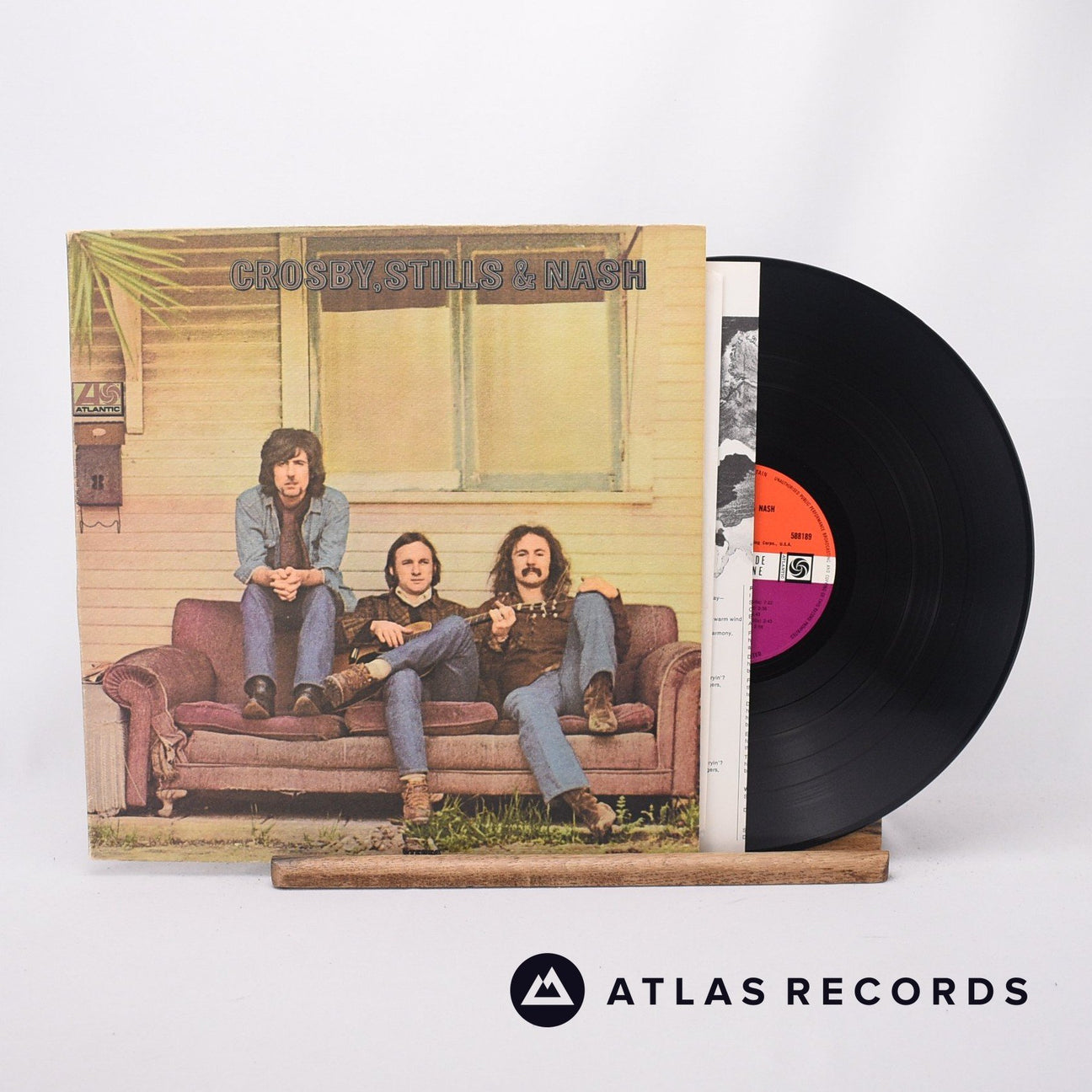 Crosby, Stills & Nash Crosby, Stills & Nash LP Vinyl Record - Front Cover & Record