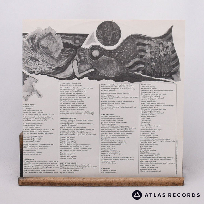 Crosby, Stills & Nash - Crosby, Stills & Nash - Lyric Sheet LP Vinyl Record
