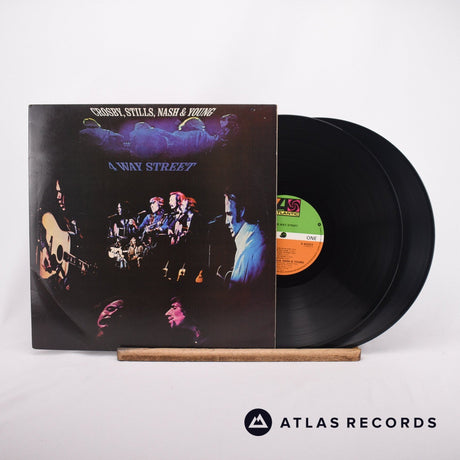 Crosby, Stills, Nash & Young 4 Way Street 2 x LP Vinyl Record - Front Cover & Record
