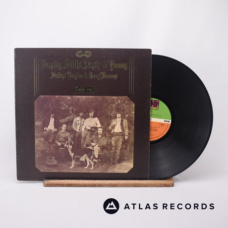 Crosby, Stills, Nash & Young Déjà Vu LP Vinyl Record - Front Cover & Record