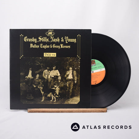 Crosby, Stills, Nash & Young Déjà Vu LP Vinyl Record - Front Cover & Record