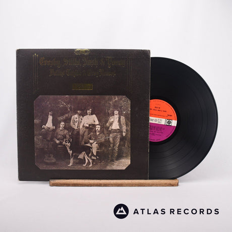 Crosby, Stills, Nash & Young Déjà Vu LP Vinyl Record - Front Cover & Record