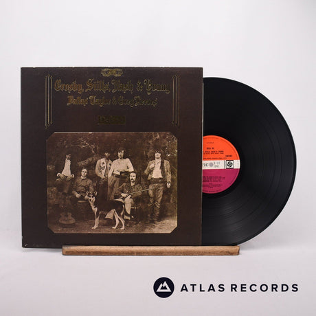 Crosby, Stills, Nash & Young Déjà Vu LP Vinyl Record - Front Cover & Record