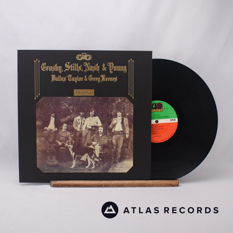 Crosby, Stills, Nash & Young Déjà Vu LP Vinyl Record - Front Cover & Record