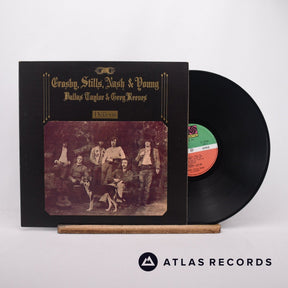 Crosby, Stills, Nash & Young Déjà Vu LP Vinyl Record - Front Cover & Record