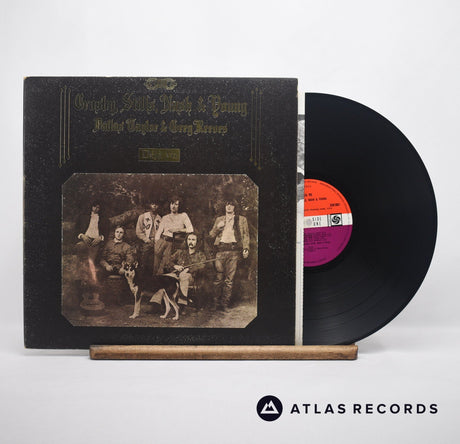 Crosby, Stills, Nash & Young Déjà Vu LP Vinyl Record - Front Cover & Record