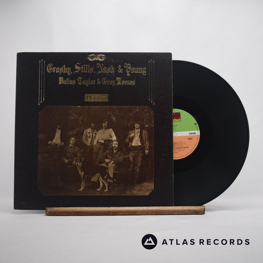 Crosby, Stills, Nash & Young Déjà Vu LP Vinyl Record - Front Cover & Record