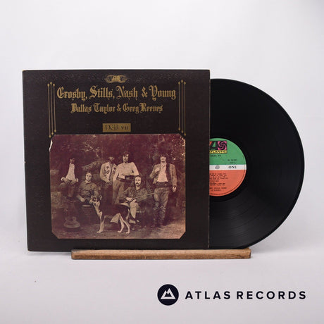 Crosby, Stills, Nash & Young Déjà Vu LP Vinyl Record - Front Cover & Record