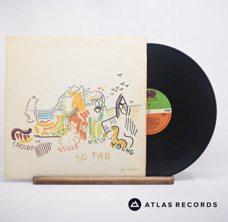 Crosby, Stills, Nash & Young So Far LP Vinyl Record - Front Cover & Record