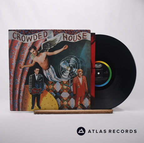 Crowded House Crowded House LP Vinyl Record - Front Cover & Record