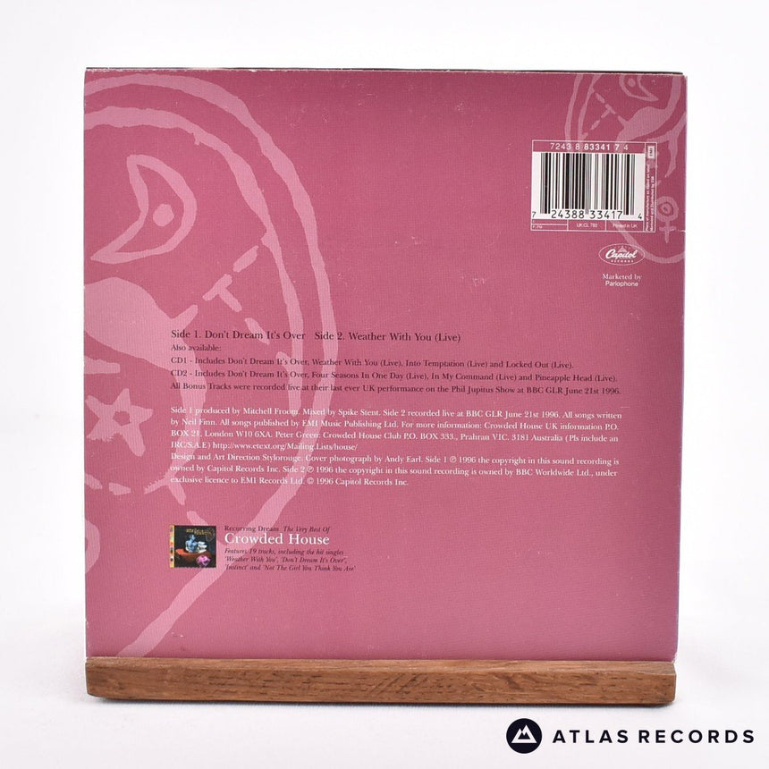 Crowded House - Don't Dream It's Over - 7" Vinyl Record - EX/EX