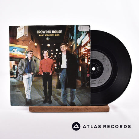 Crowded House Don't Dream It's Over 7" Vinyl Record - Front Cover & Record