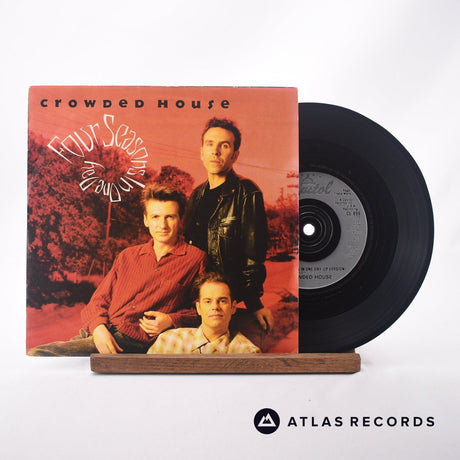 Crowded House Four Seasons In One Day 7" Vinyl Record - Front Cover & Record