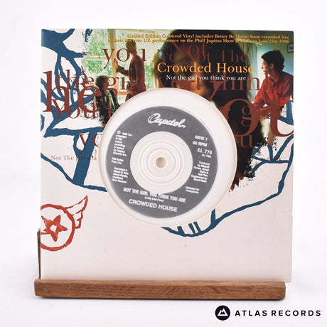 Crowded House Not The Girl You Think You Are 7" Vinyl Record - Front Cover & Record
