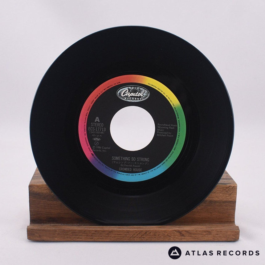 Crowded House - Something So Strong - Japanese 7" Vinyl Record - EX/EX