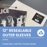 Crystal Clear Resealable Record Sleeves